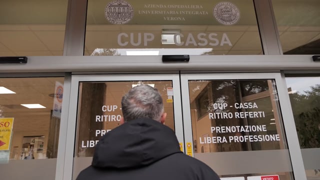 Ingresso ospedale Borgo Roma 