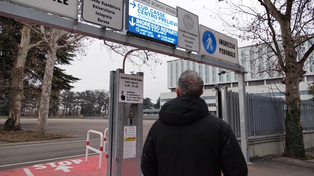 Ingresso del paziente in ospedale per il ricovero
