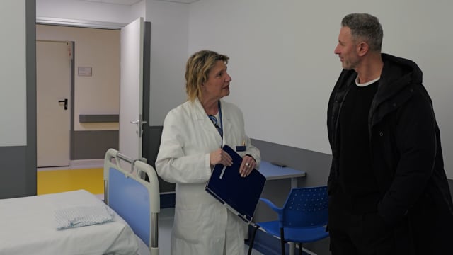 Accogliento del paziente in reparto in attesa di intervento chirurgico