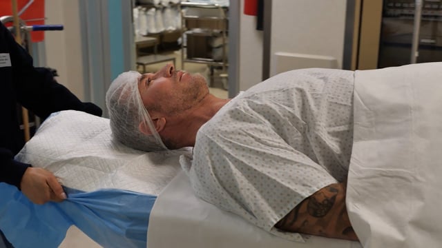 Trasporto del paziente dalla sala operatoria al reparto di degenza