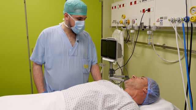 Accoglimento del paziente in sala operatoria