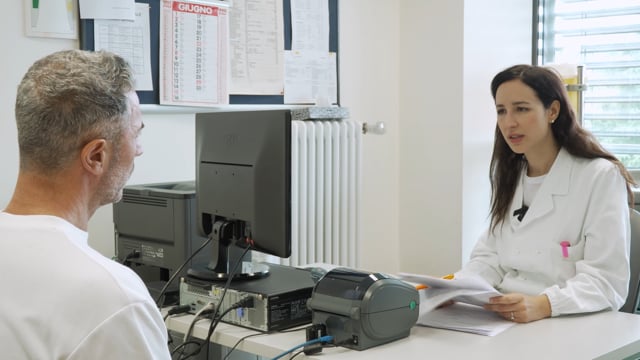 Colloquio medico ortopedico-paziente prima dell’intervento chirurgico
